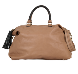 Huxley Tote, Leather, Beige, MII, S/DB, 2*